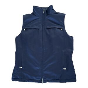 Ralph Lauren Golf Vest Womens SMALL Navy Blue Activewear Performance‎ Classic